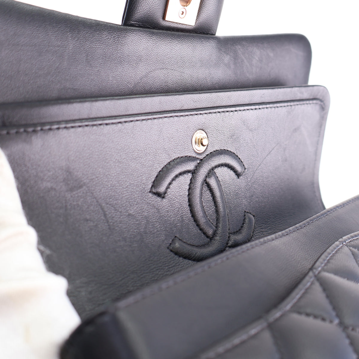 Chanel Small Lambskin Classic Double Flap Bag, photo 14 of 18