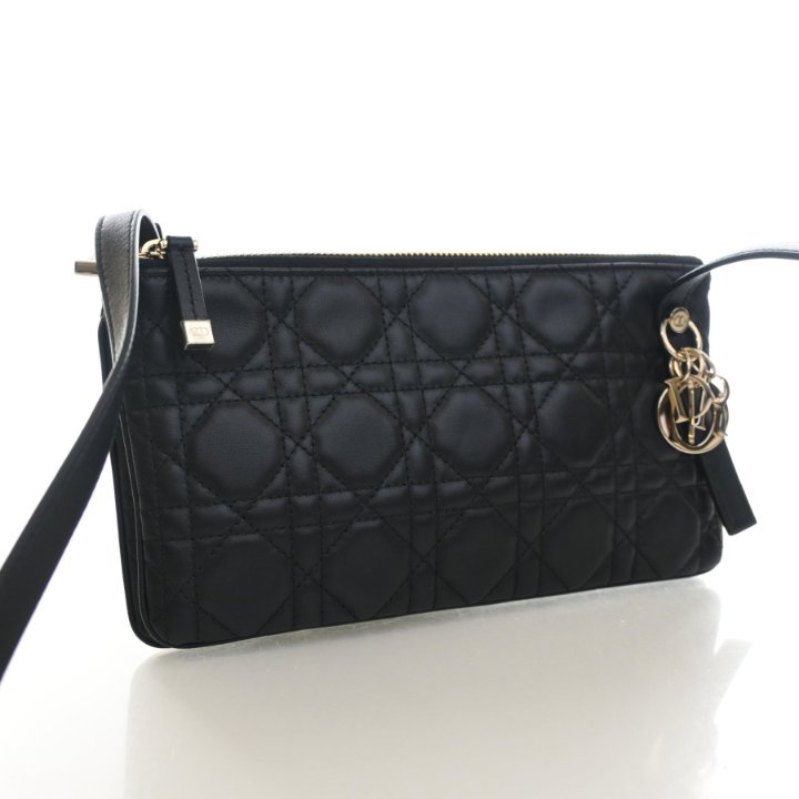 Christian Dior Lambskin Miss Dior Pouch
