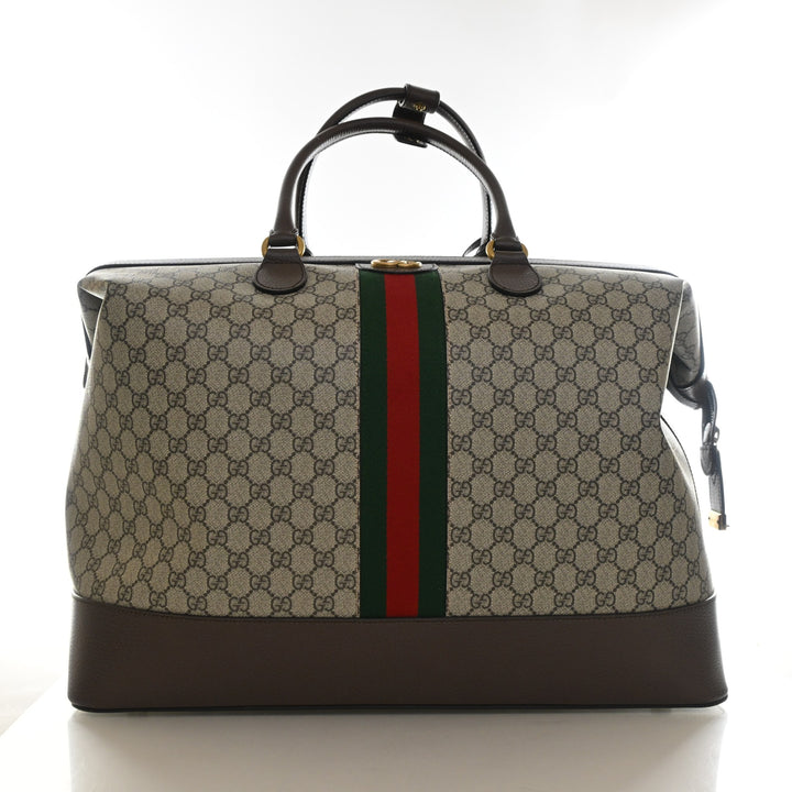 Gucci Large GG Supreme Savoy Duffle