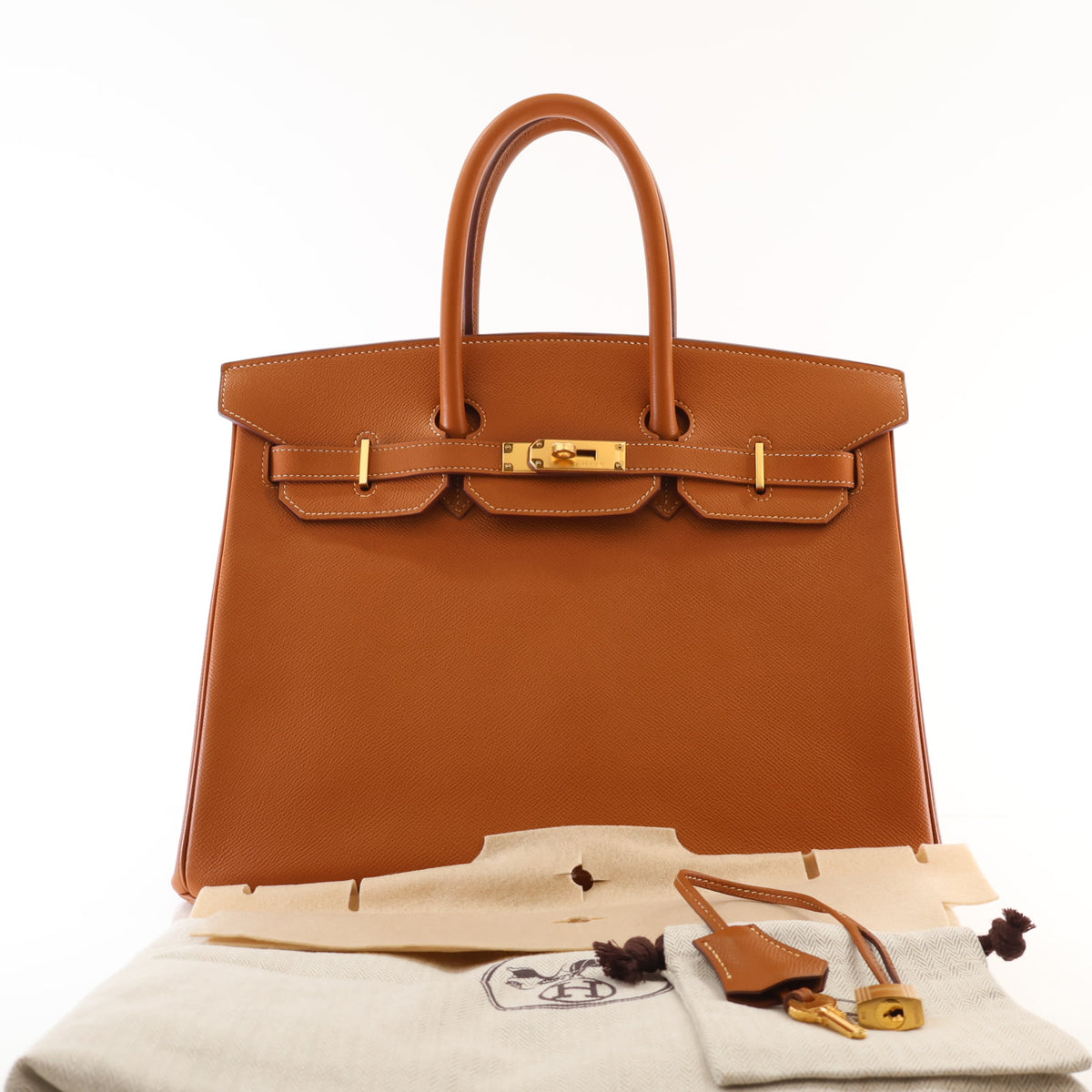 Hermes Vintage Gold Epsom Birkin 35, photo 16 of 16