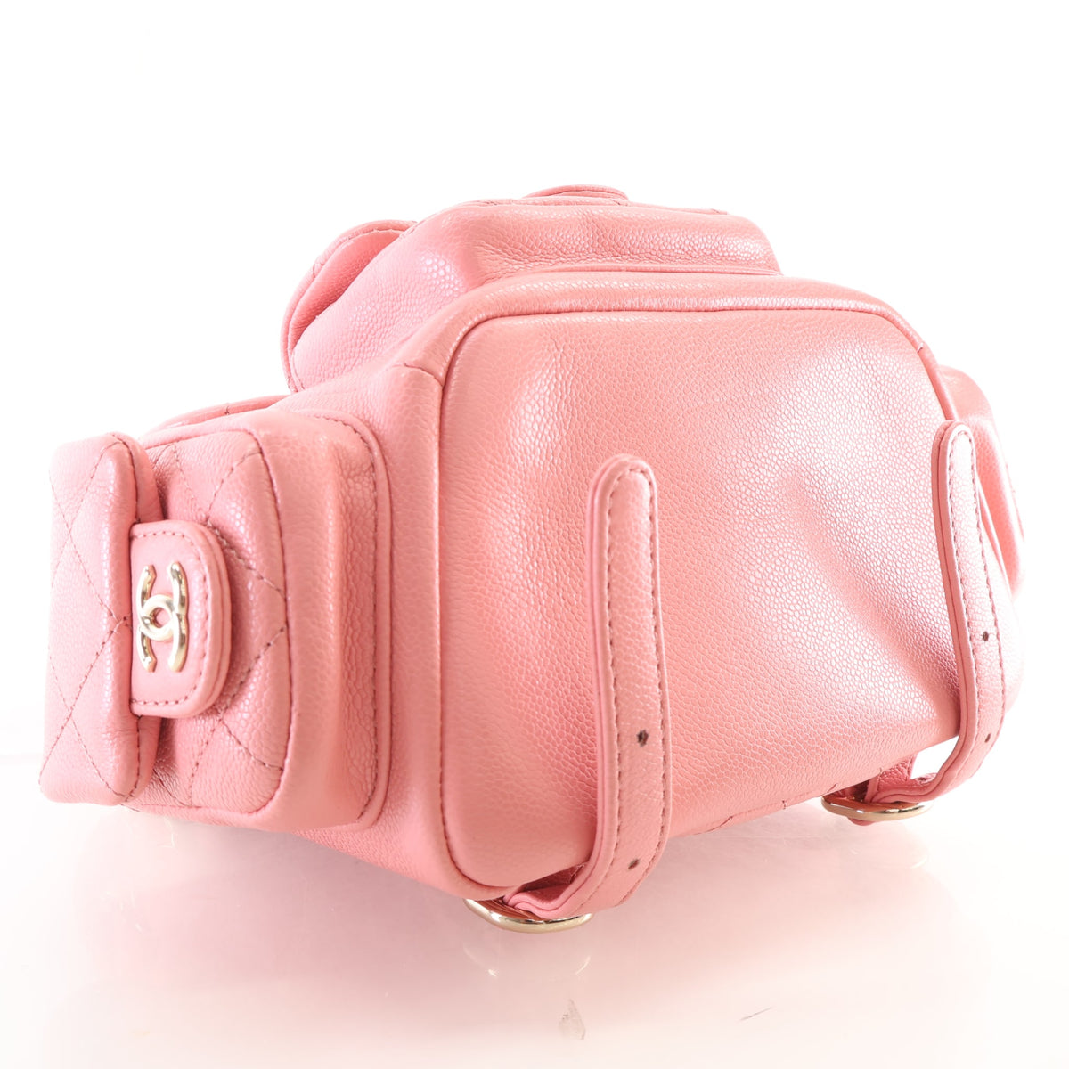 Pre-Owned Chanel Duma Backpack Small Caviar Leather, base view