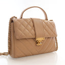 Chanel Calfskin Chevron In ...