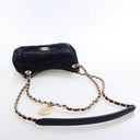 Chanel Small Velvet Wavy CC...