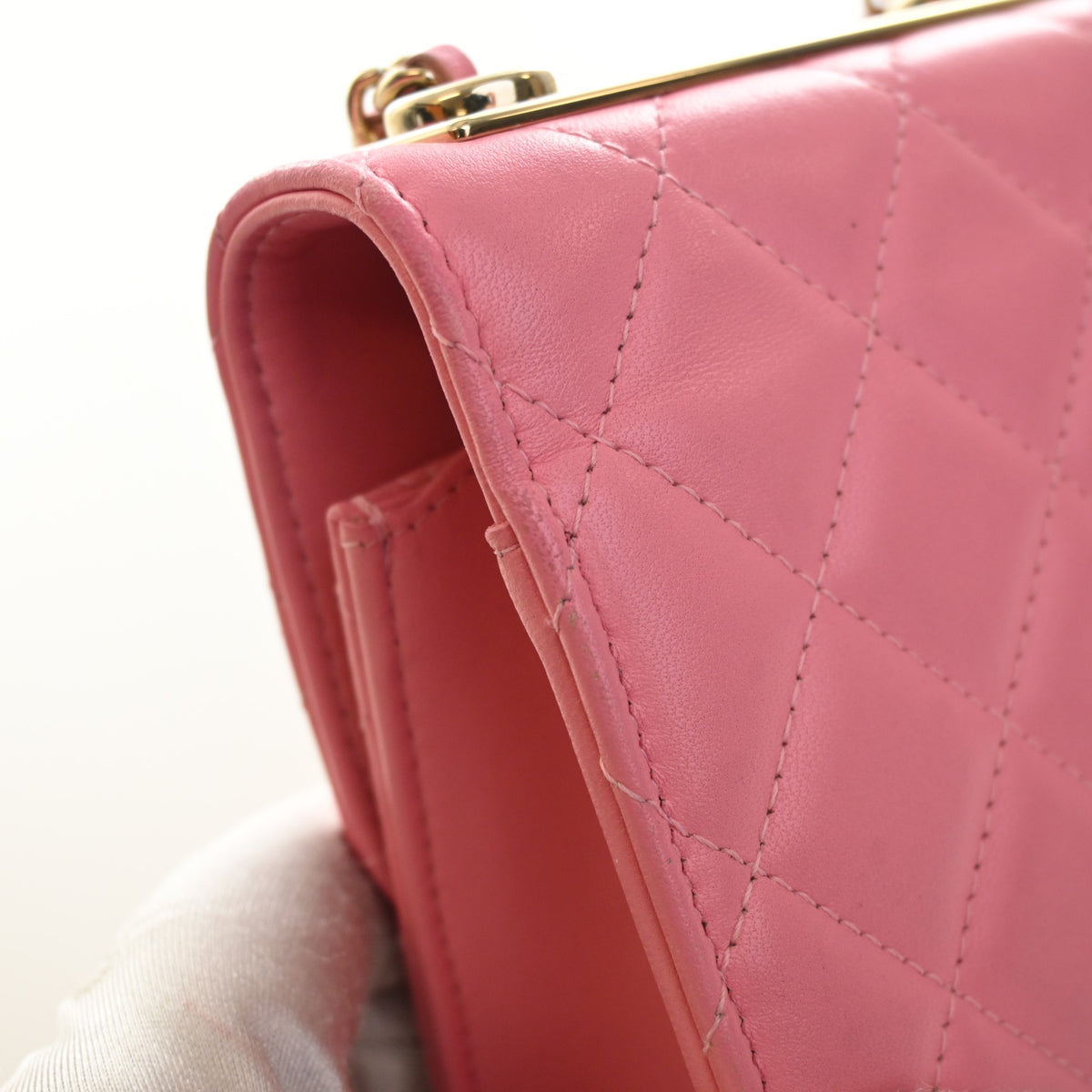Chanel Mini Lambskin Trendy CC Clutch With Chain, photo 14 of 19