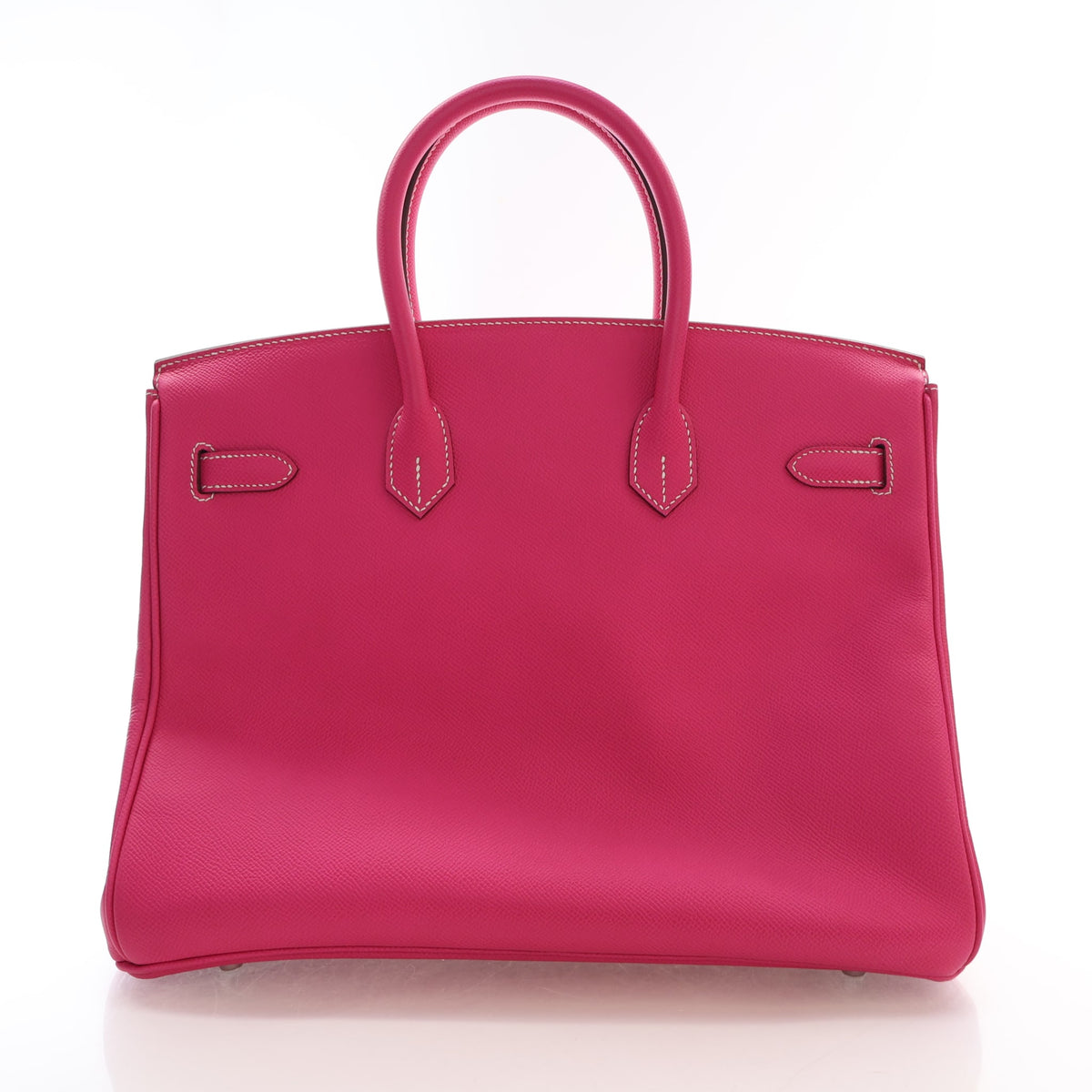 Pre-Owned Hermès Birkin 35 Rose Tyrien Epsom Leather Candy, front view, photo 16 of 24