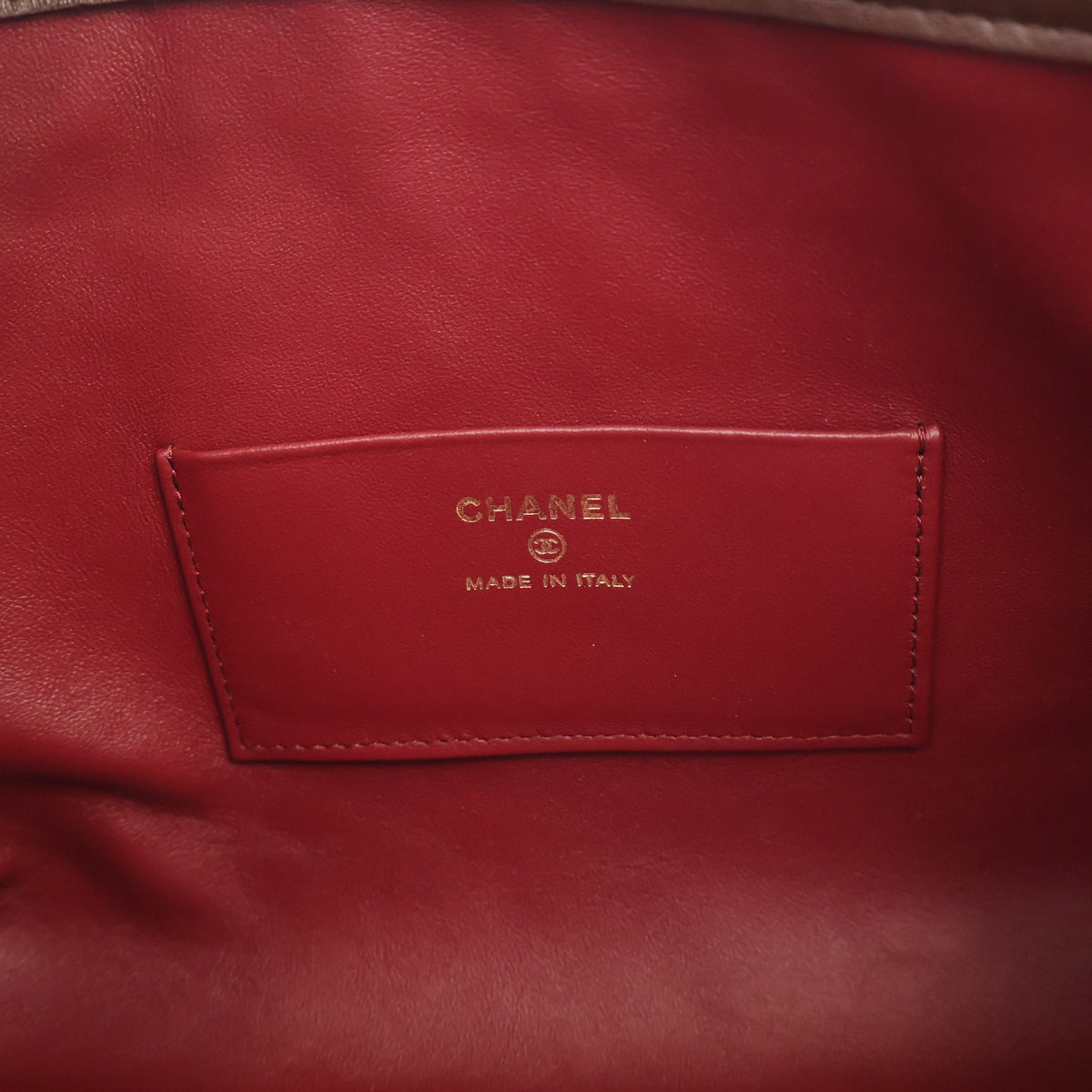 Chanel Lambskin Drawstring Clutch With Strap, photo 13 of 15