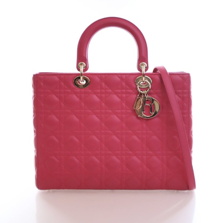 Christian Dior Large Lambskin Lady Dior