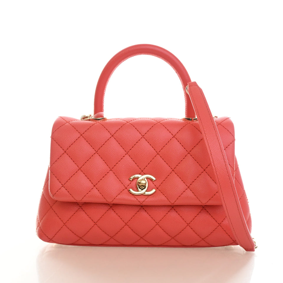 Chanel Small Caviar Coco Handle Bag