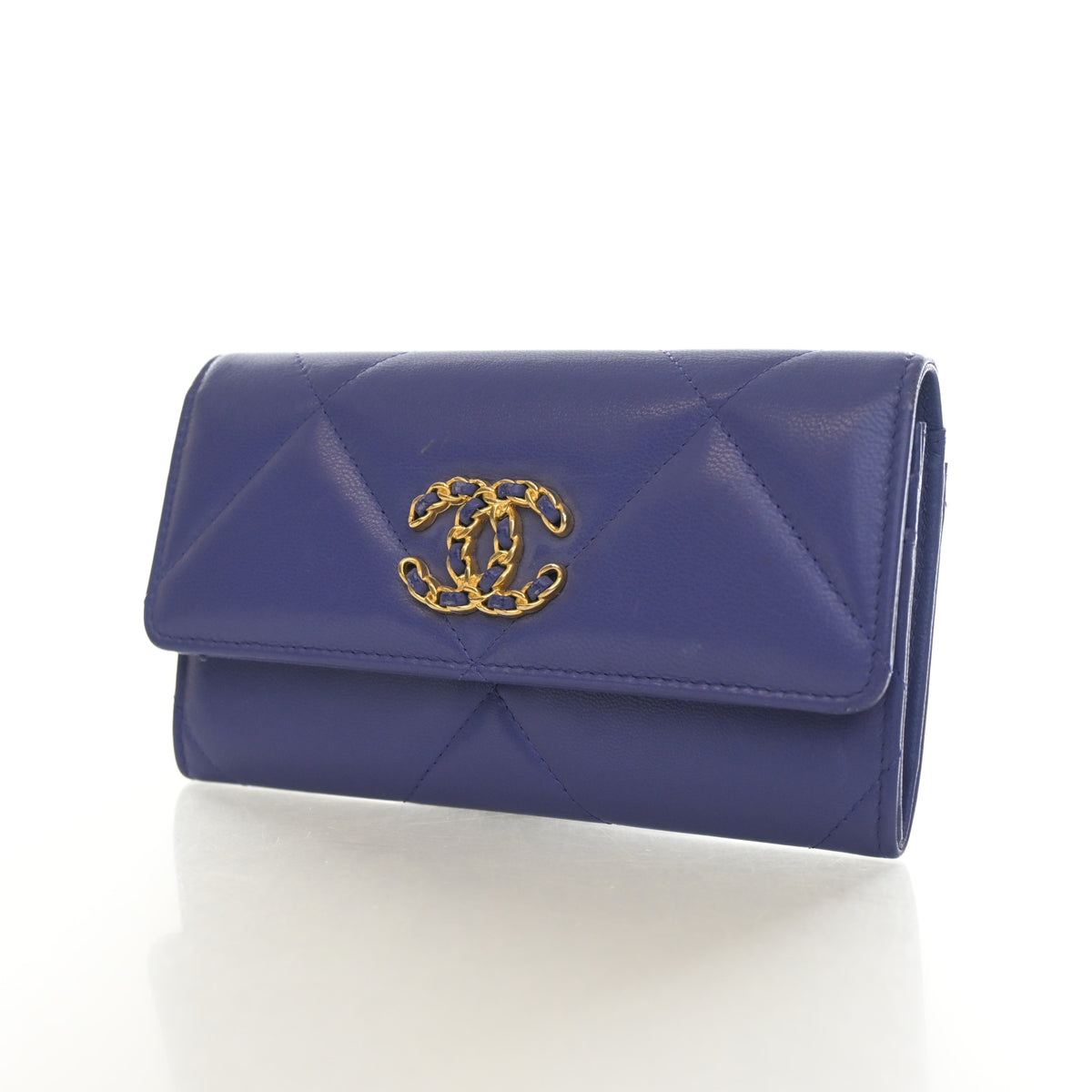 Chanel Goatskin 19 Flap Wallet, photo 3 of 12