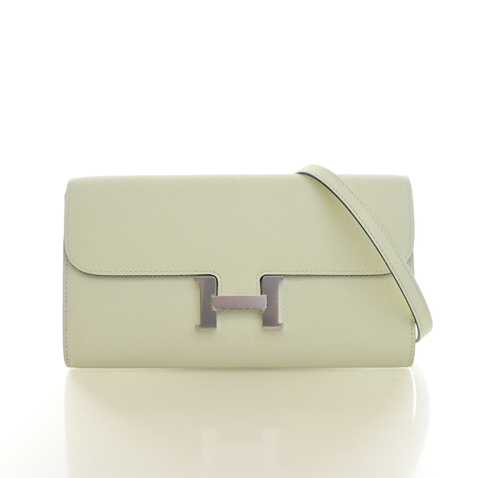 Hermes Vert Fizz Epsom Constance To Go Wallet