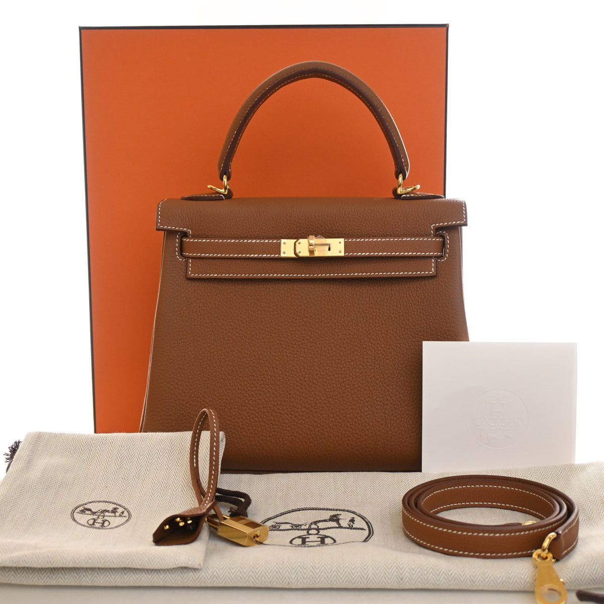 Hermes Gold Togo Kelly 25, photo 17 of 17