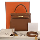 Hermes Gold Togo Kelly 25