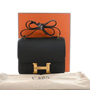 Hermes Noir Epsom Constance 24