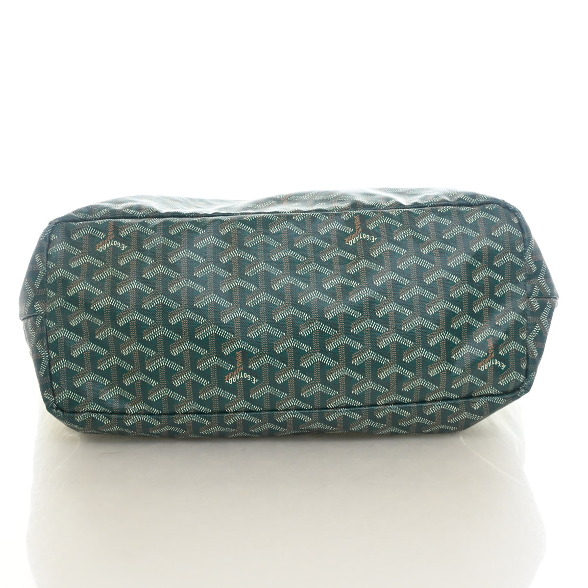 Pre-Owned Goyard PM Goyardine St. Louis, base and feet view, photo 8 of 21