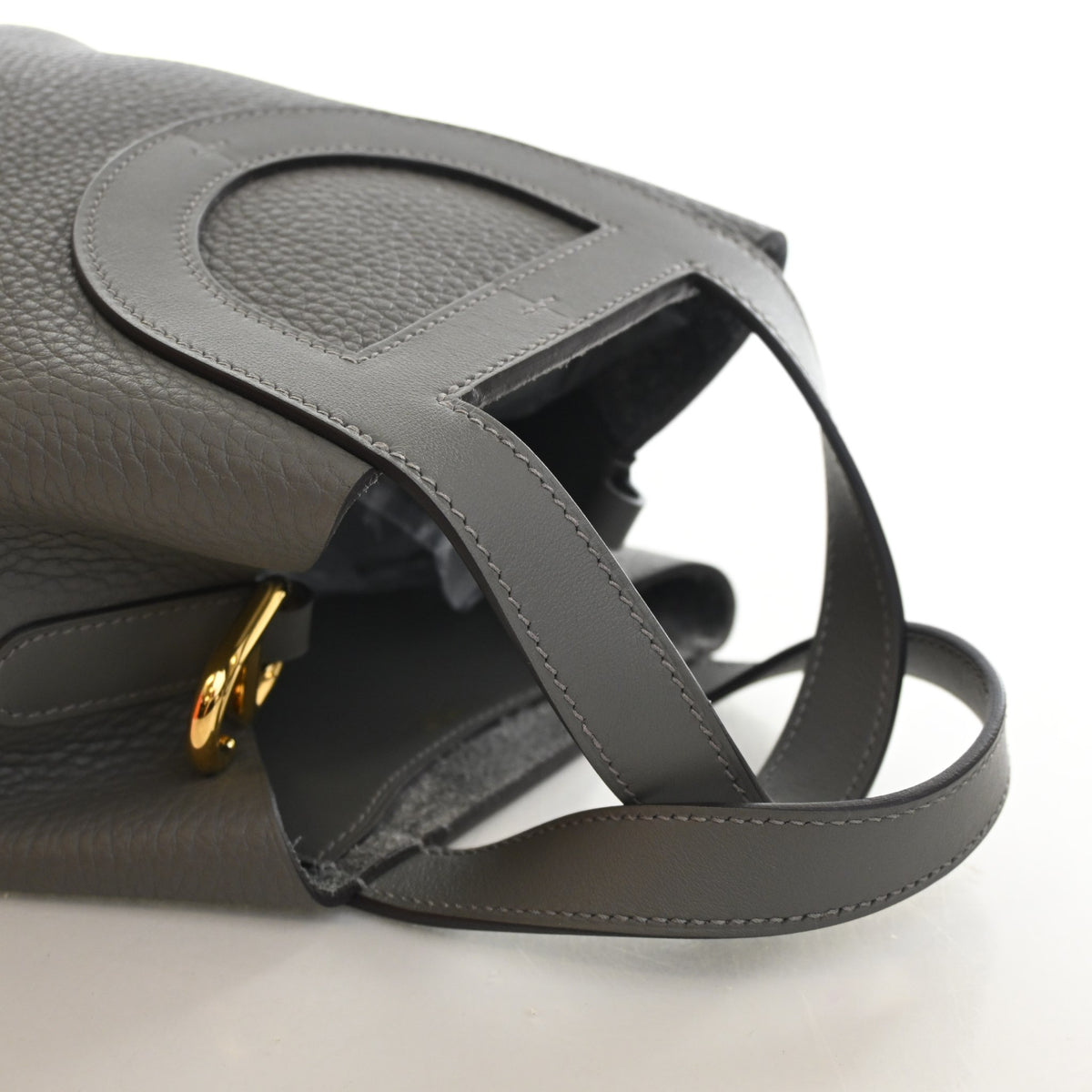 Hermes Gris Meyer Clemence In-The-Loop Bucket 18, photo 4 of 12