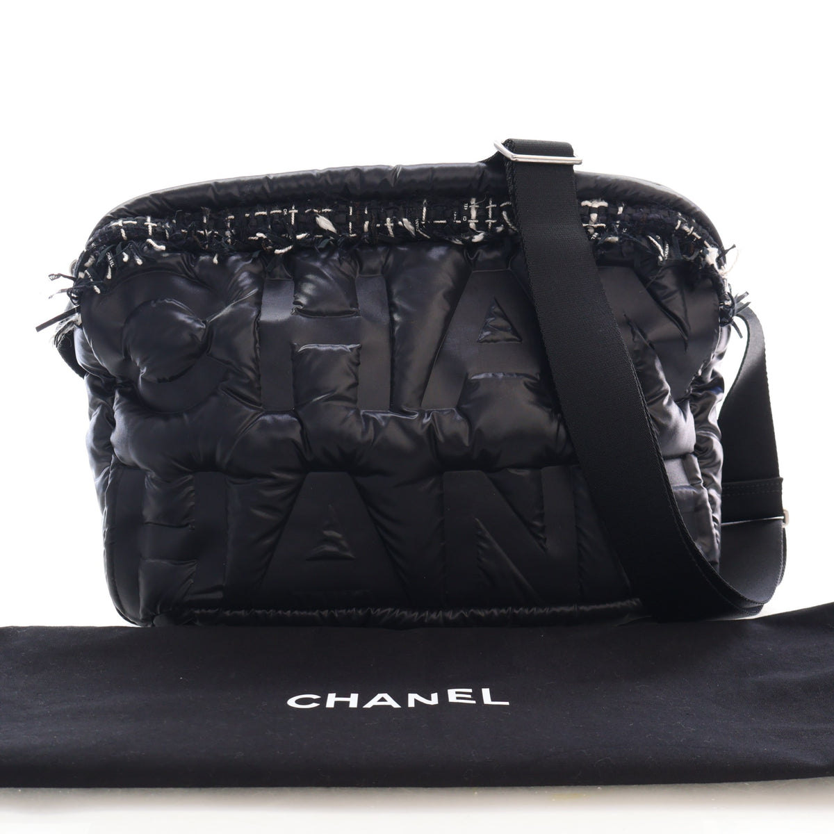 Chanel Nylon Tweed Doudoune Coconage Bag, photo 18 of 18