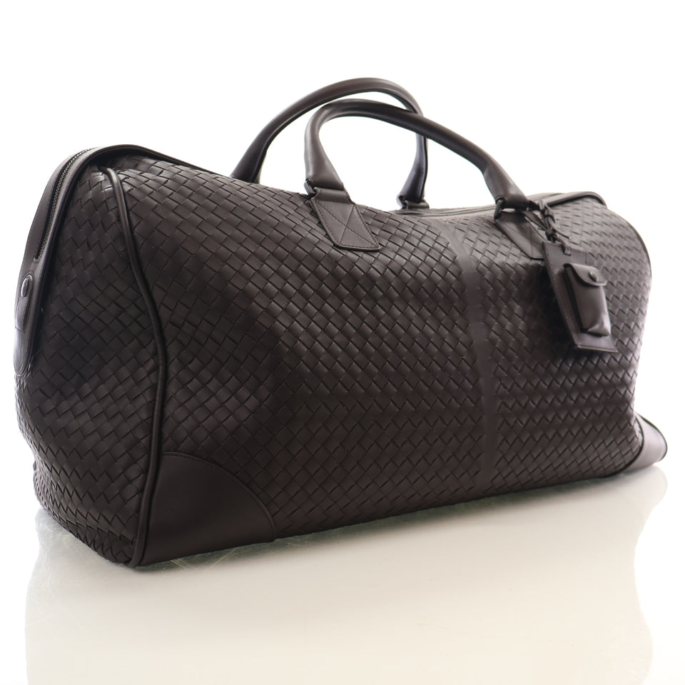 Bottega Veneta Intrecciato Calfskin Weekender Bag