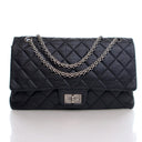Chanel Black Aged Calfskin ...