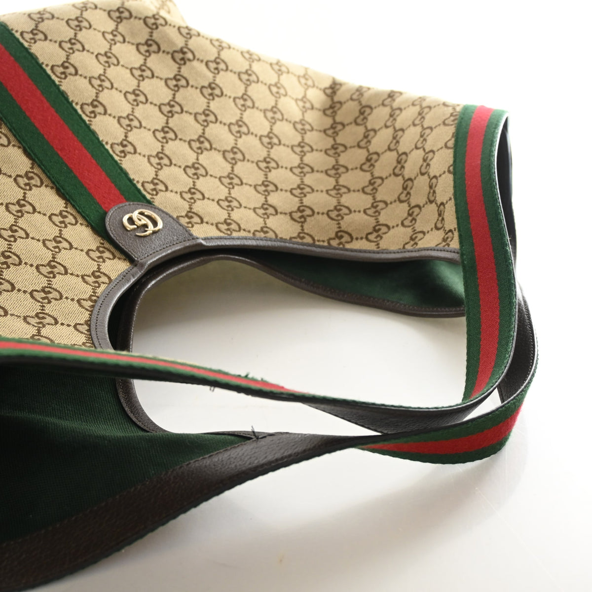 Gucci Large GG Canvas Giglio Tote, photo 10 of 14