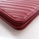 Chanel Lambskin Chevron Wal...