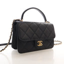 Chanel Mini Lambskin Top Ha...