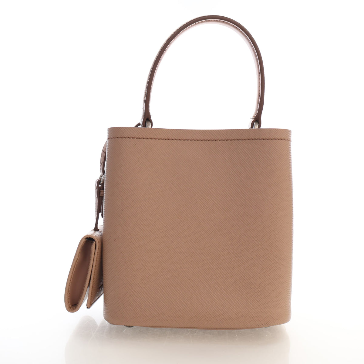 Pre-Owned Prada Small Panier Saffiano Leather Bag, front view
