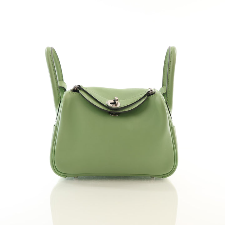 Hermes Vert Criquet Swift Mini Lindy 20