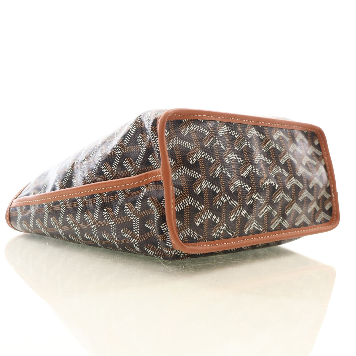 Pre-Owned Goyard Mini Goyardine Anjou, base and feet view, photo 5 of 20