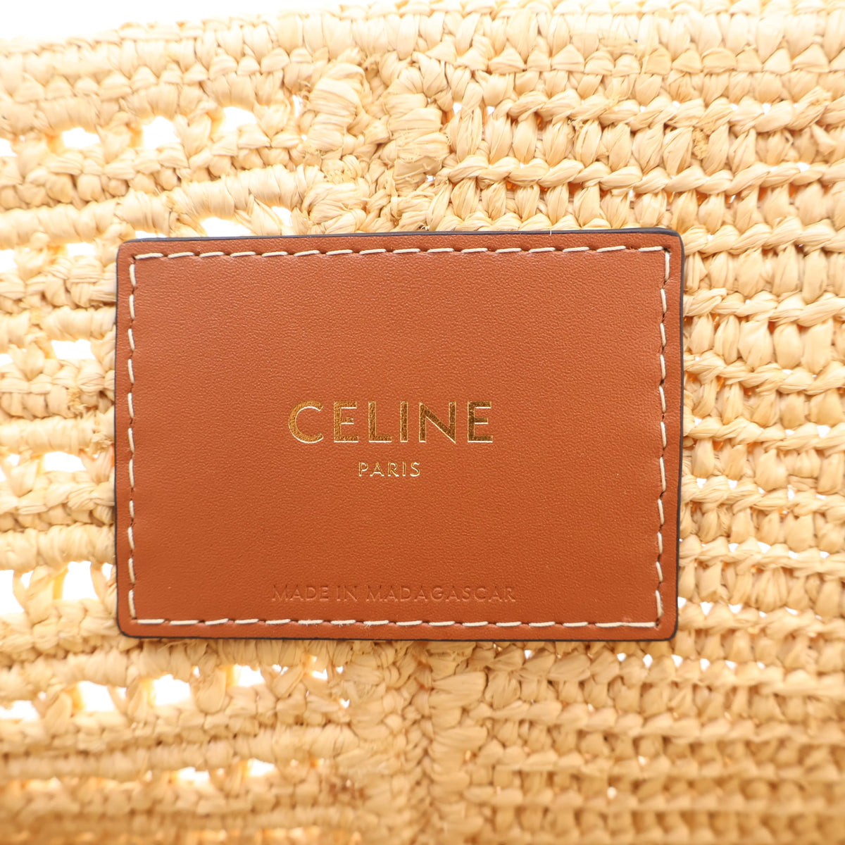 Celine Raffia Classic Panier Couffin Medium Tote, photo 14 of 16