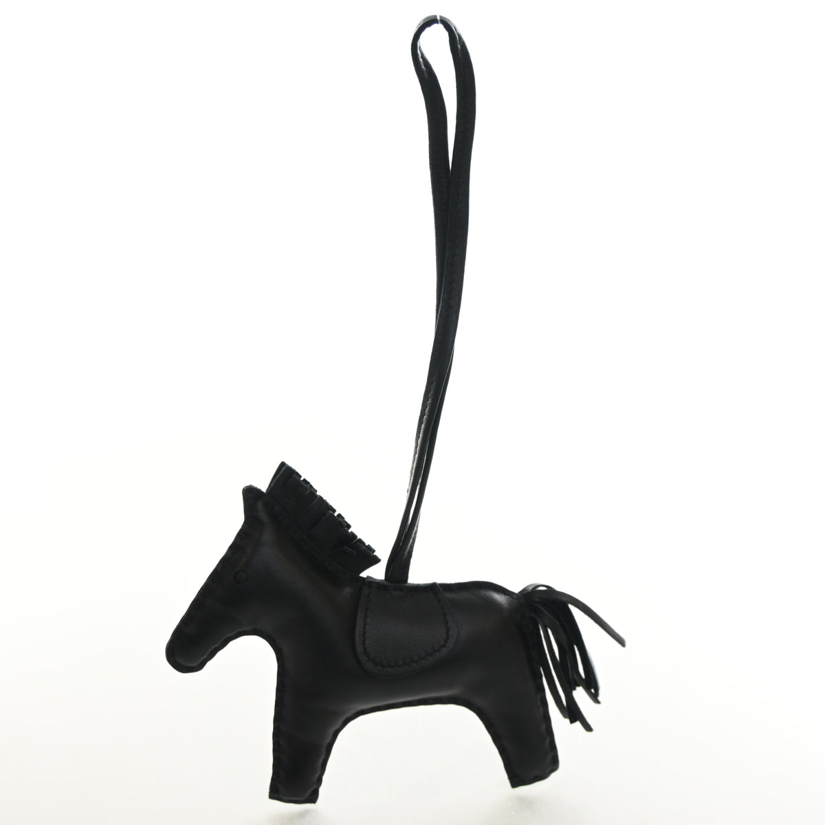 Hermes Noir Milo Lambskin Rodeo MM, photo 1 of 4