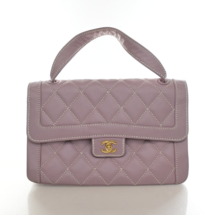 Chanel Vintage Medium Calfskin Wild Stitch Flap Bag