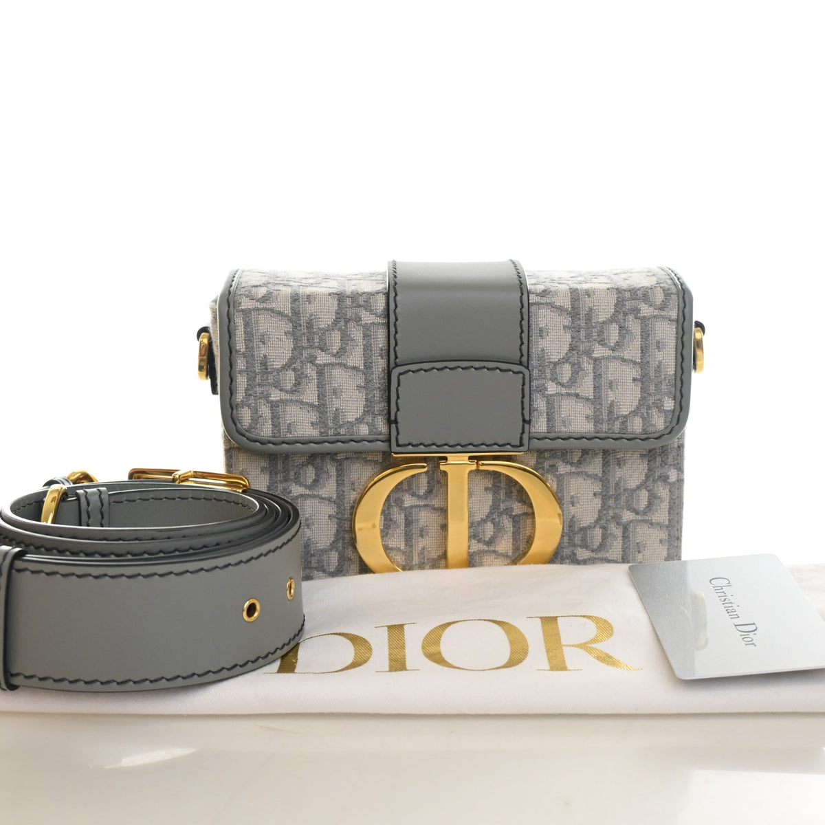 Pre-Owned Christian Dior 30 Oblique Montaigne Box Bag, front view, photo 13 of 14
