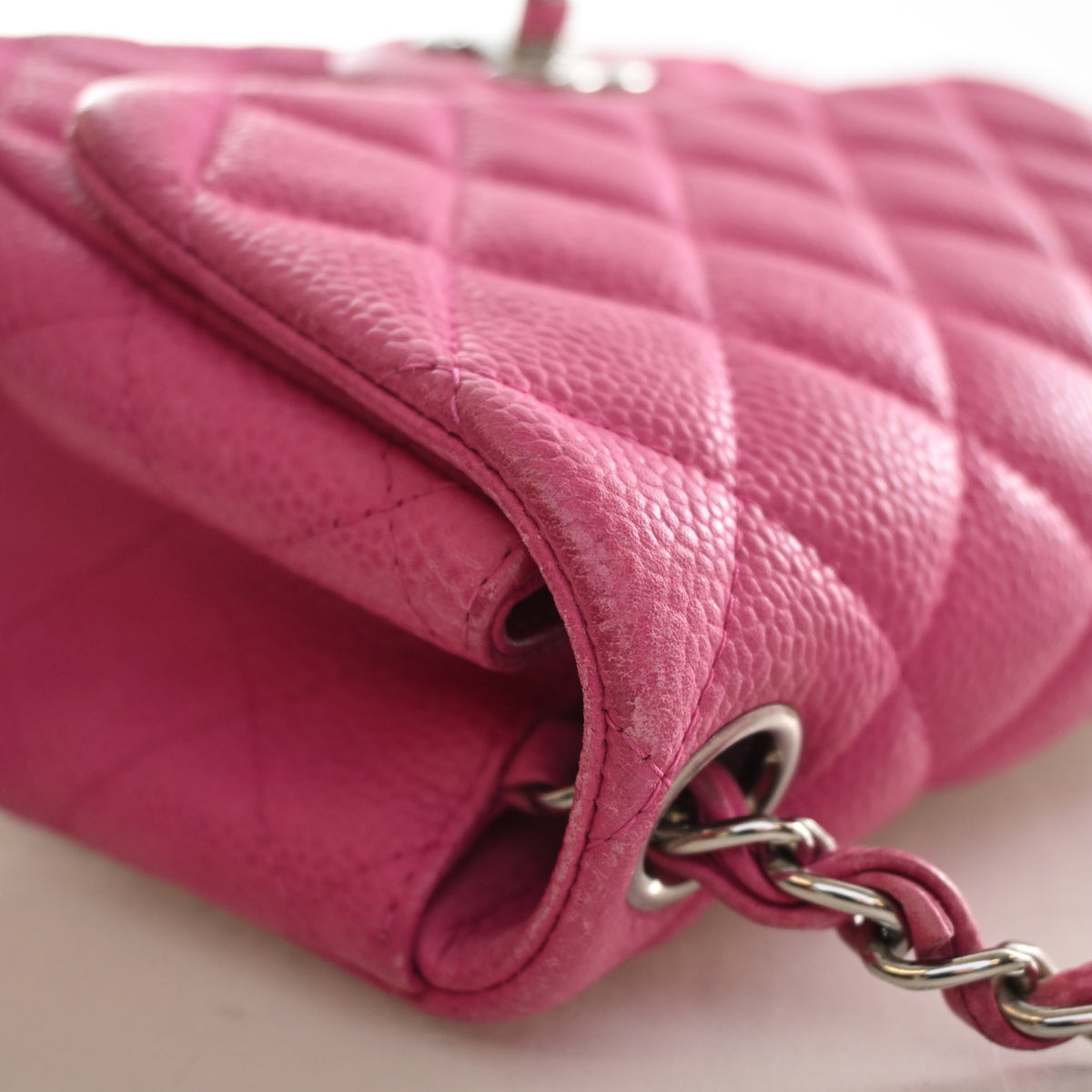 Chanel Mini Caviar Square Classic Flap Bag, photo 25 of 26