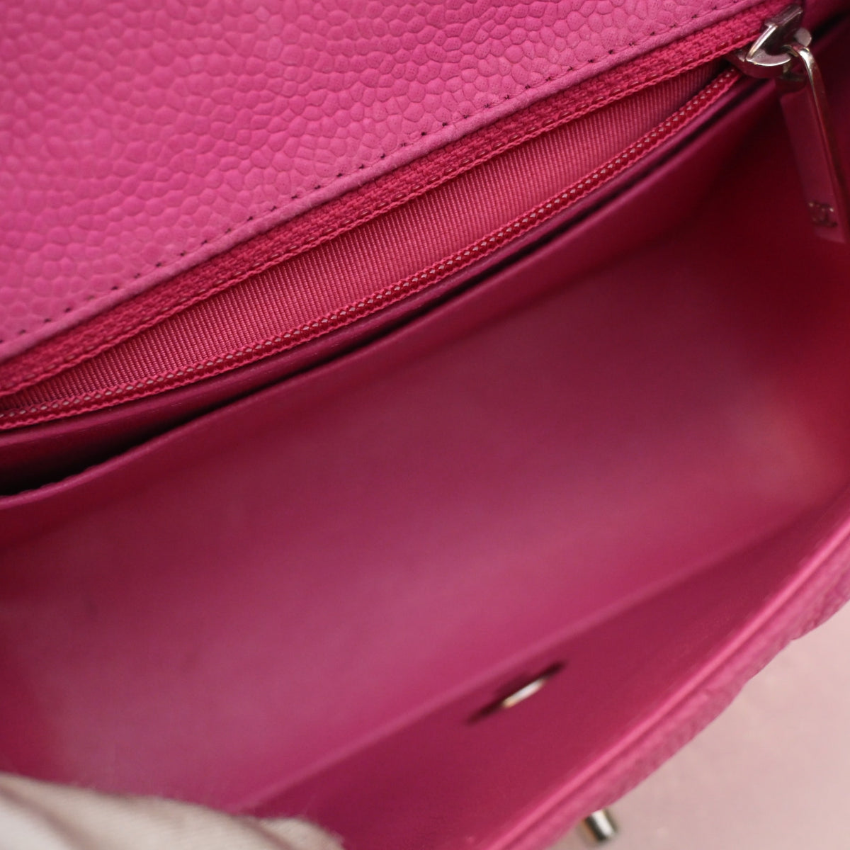 Chanel Mini Caviar Square Classic Flap Bag, photo 11 of 26