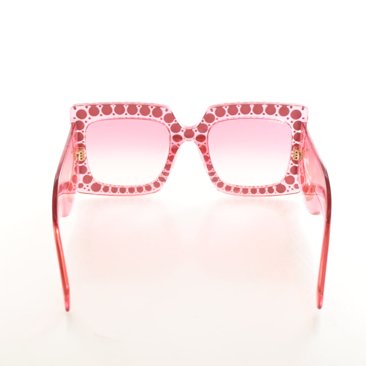 Pre-Owned Gucci Sunglasses Crystal Hollywood Forever Oversized, front view