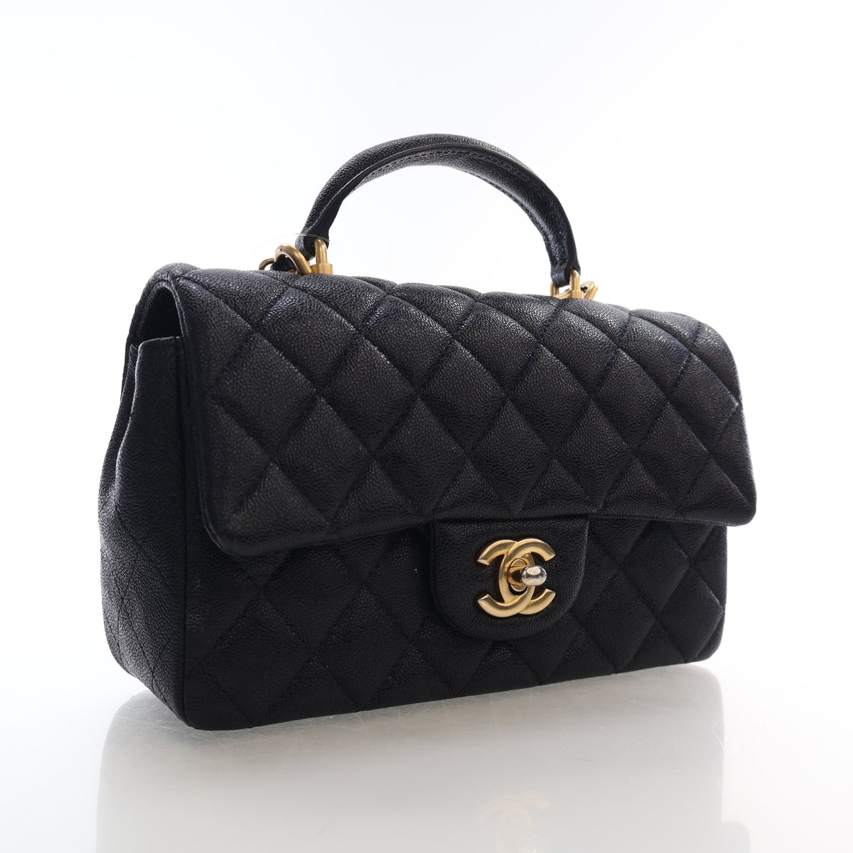 Chanel Mini Caviar Top Handle Bag, photo 2 of 17