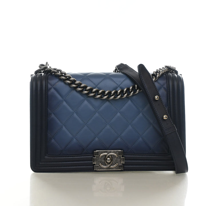 Chanel Medium Lambskin Boy Bag