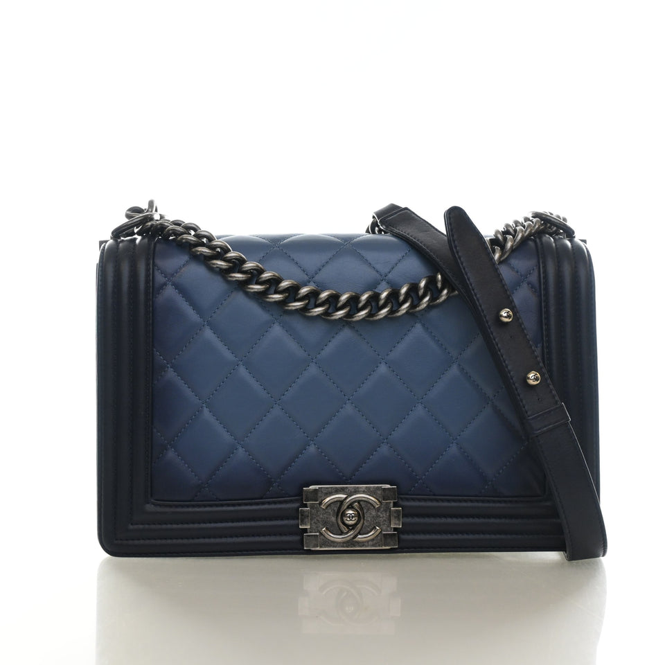 Chanel Medium Lambskin Boy Bag