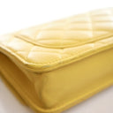 Chanel Yellow Lambskin Wall...