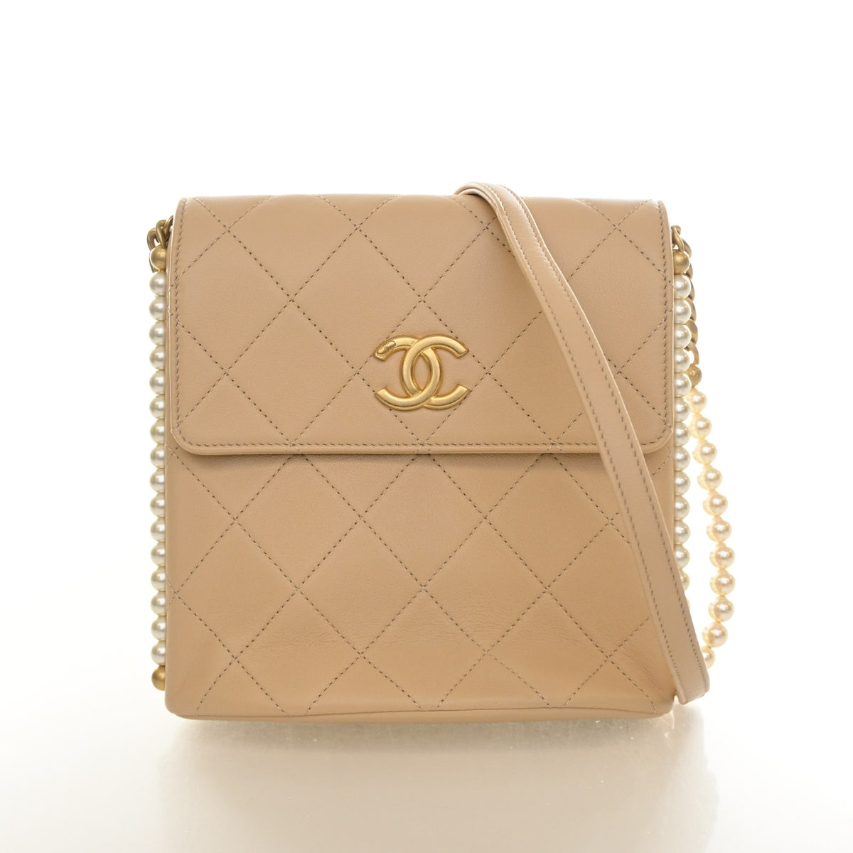 Chanel Small Lambskin About Pearls Hobo, photo 1 of 14