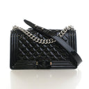 Chanel Medium Patent Boy Bag