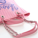 Chanel Large Pinstriped Can...