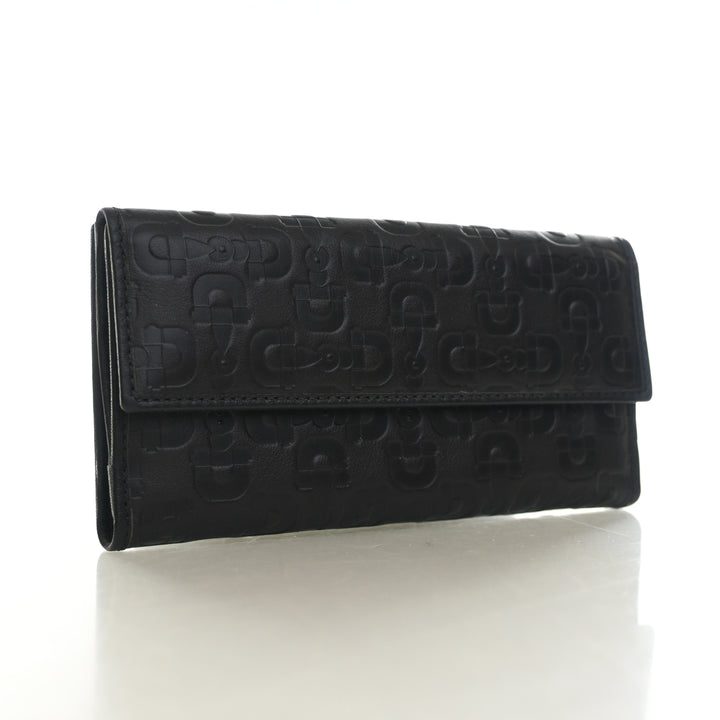 Gucci Calfskin All Over Bi Fold Wallet