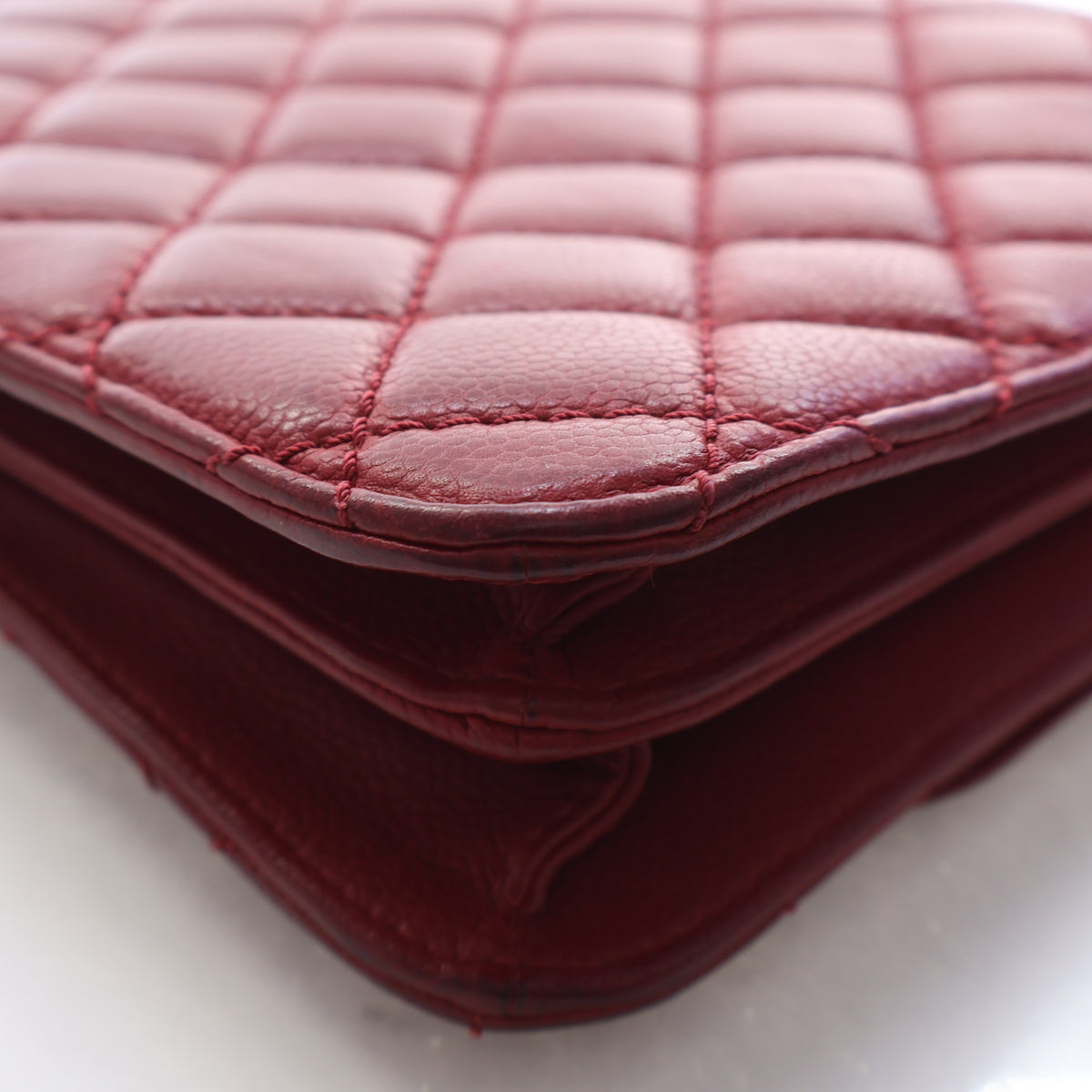 Pre-Owned Chanel Flap Bag Jumbo Caviar Leather Classic Single, photo 13 of 17