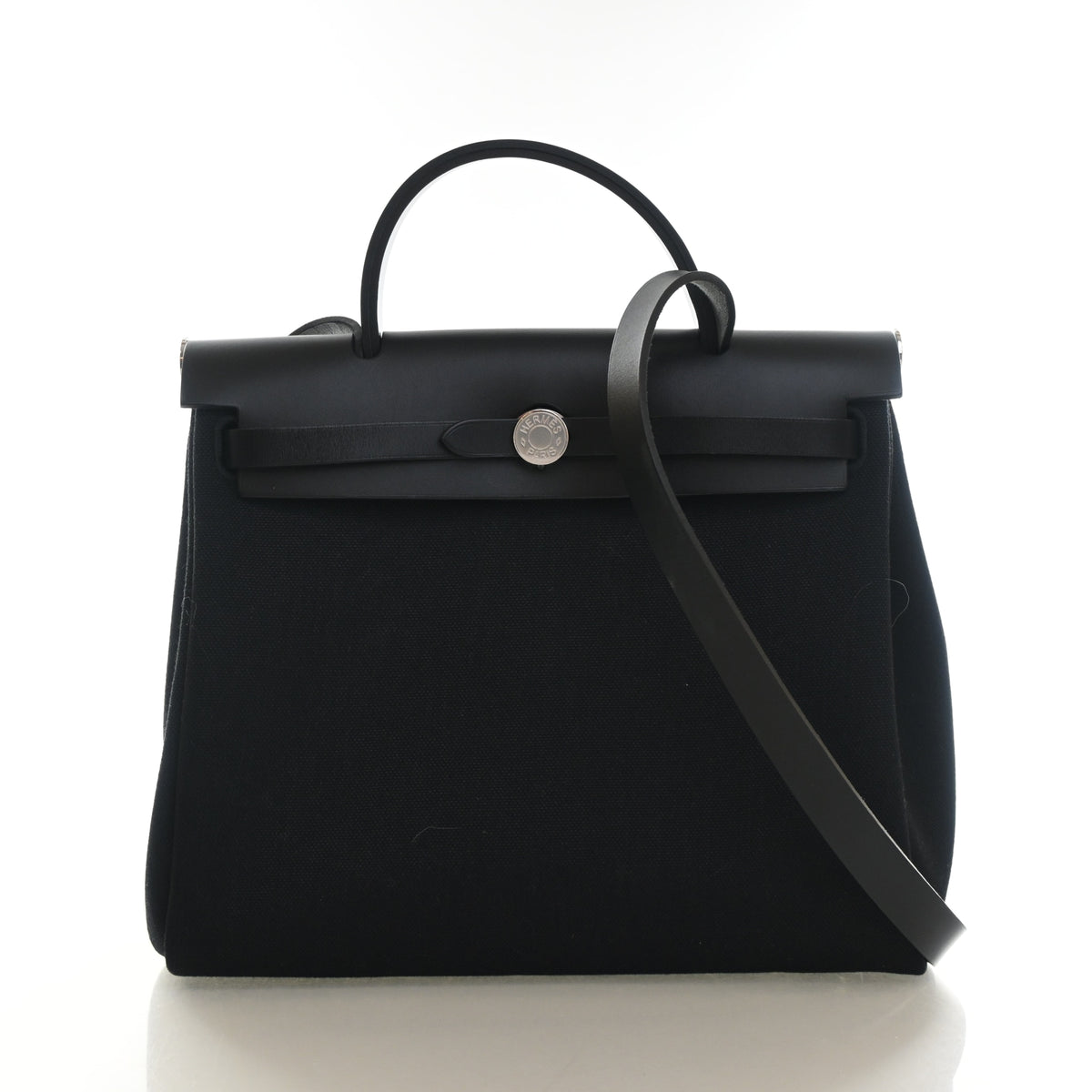 Hermes Noir Toile Herbag Zip 31, photo 1 of 15