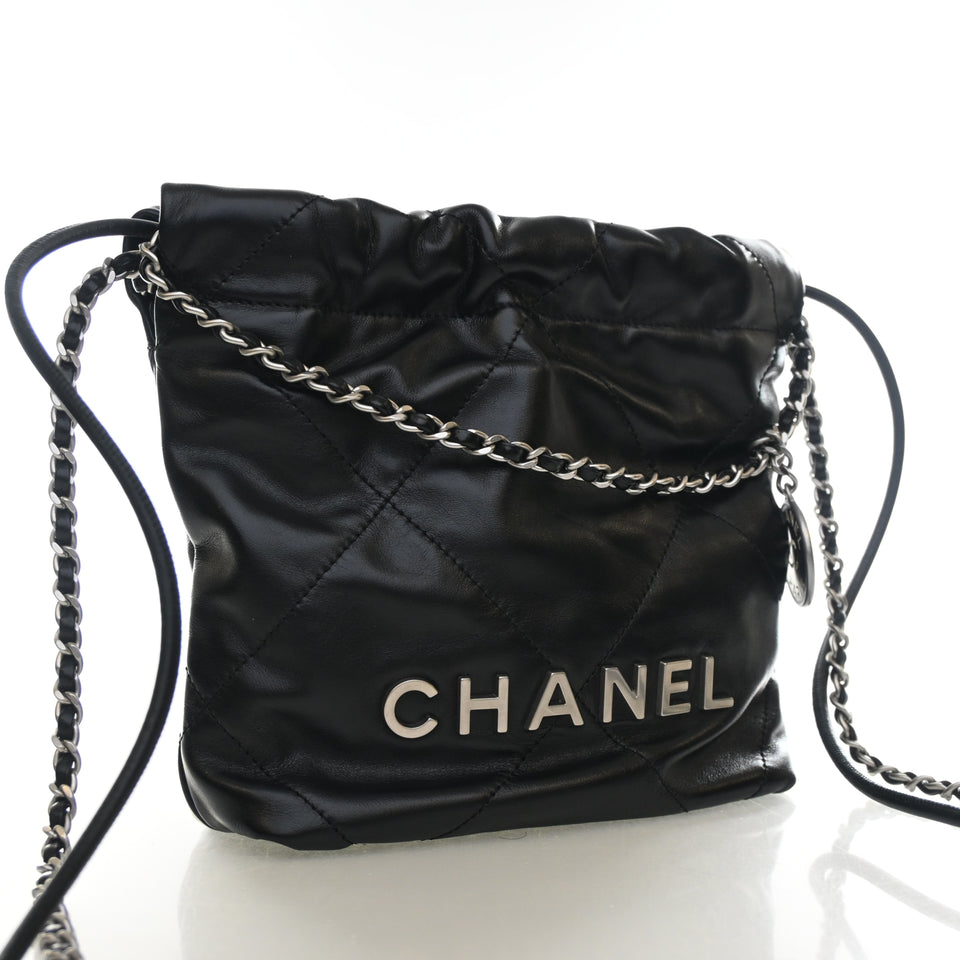 Chanel Mini Shiny Calfskin 22