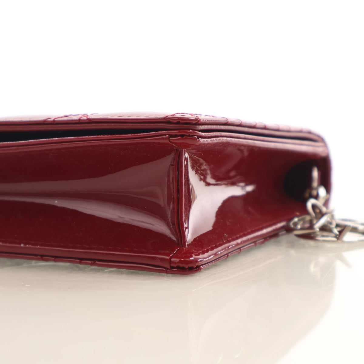 Christian Dior Patent Lady Dior Pouch with Chain, photo 8 of 16