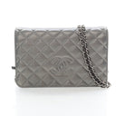 Chanel Calfskin Metallic Qu...
