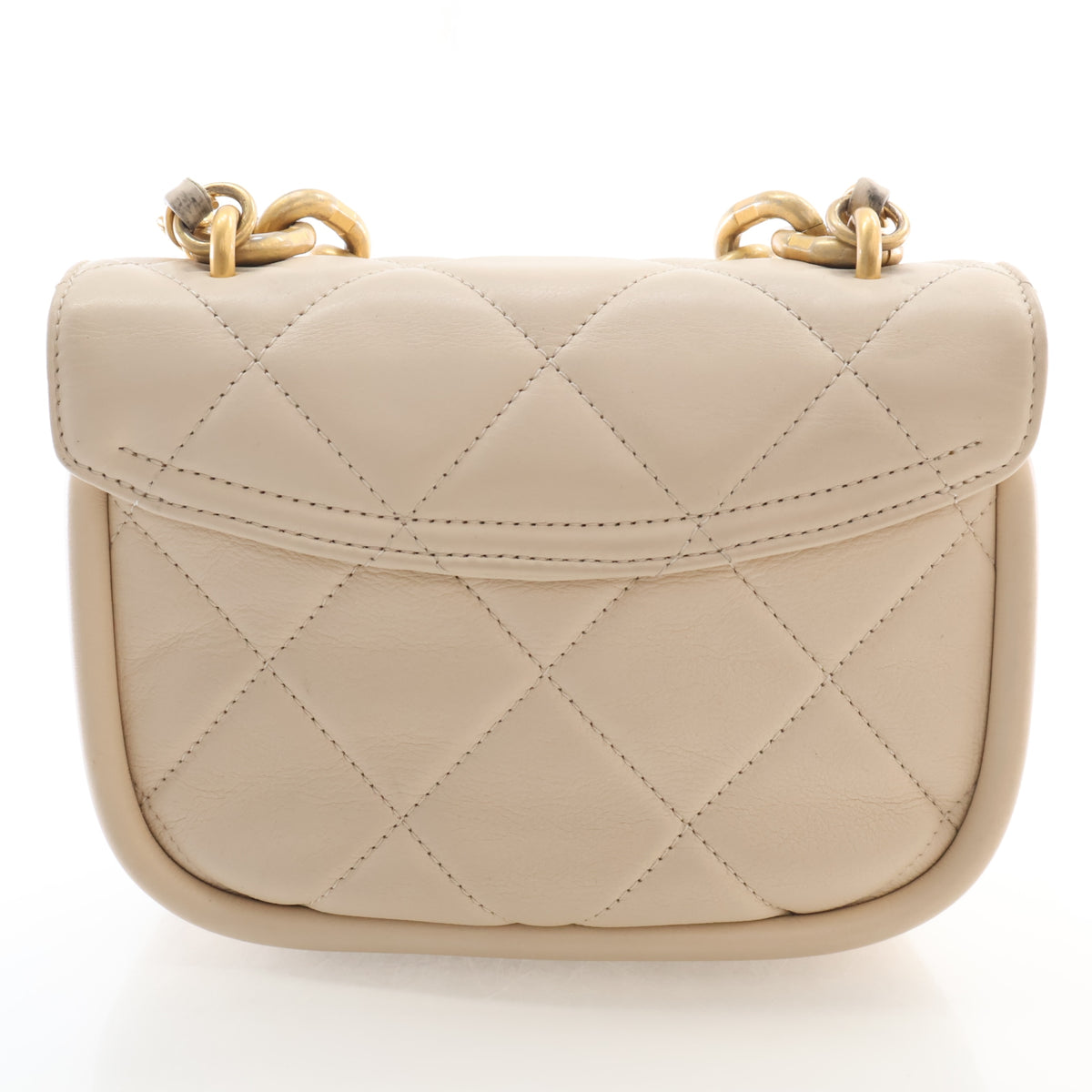 Pre-Owned Chanel Flap Bag Small Lambskin, back view