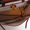 Hermes Cuivre Toile H Bride...